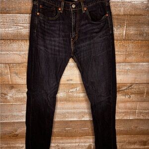 Levi’s 505 mens dark wash Jeans 33 by 32